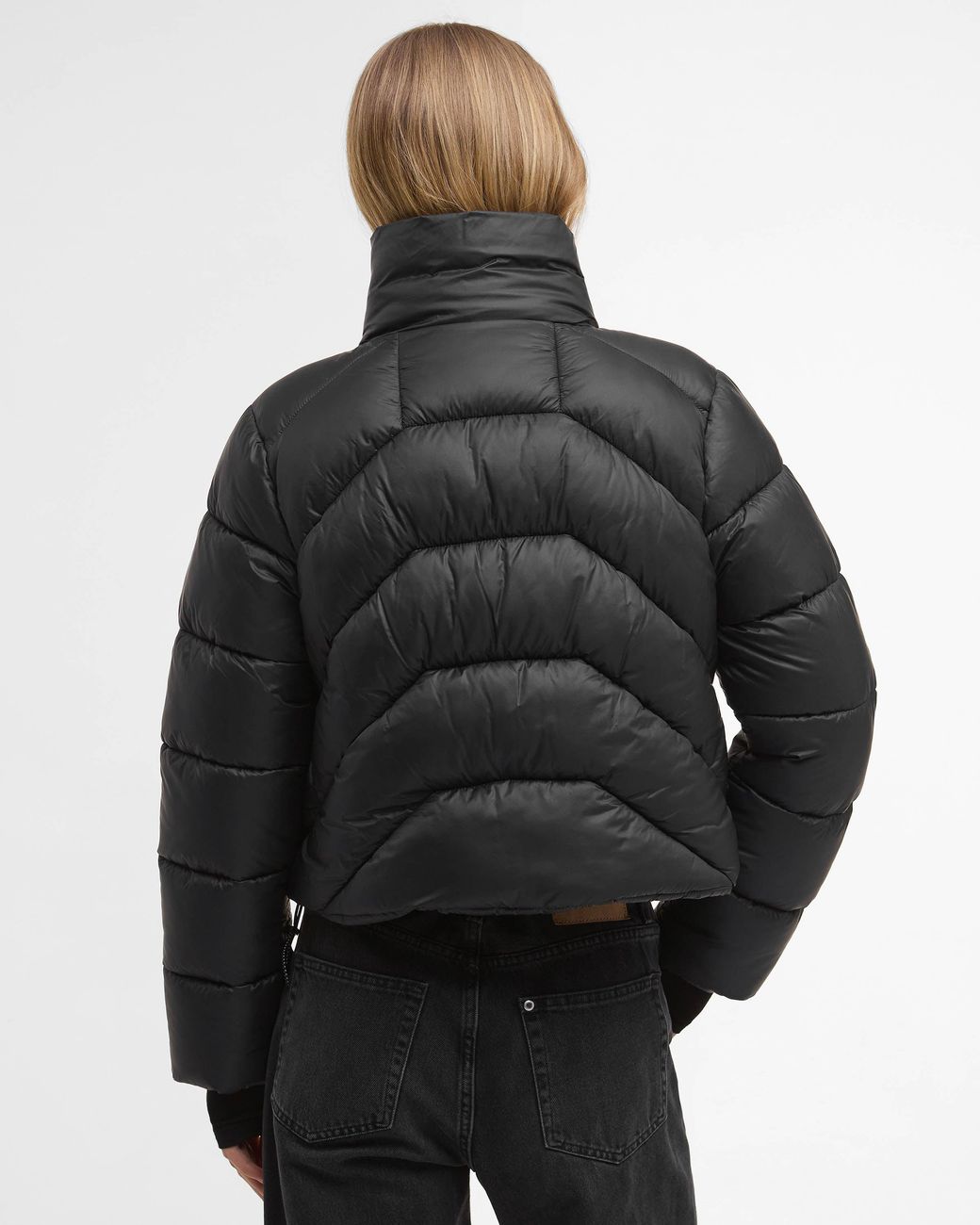 Barbour Black Cali Puffer Jacket