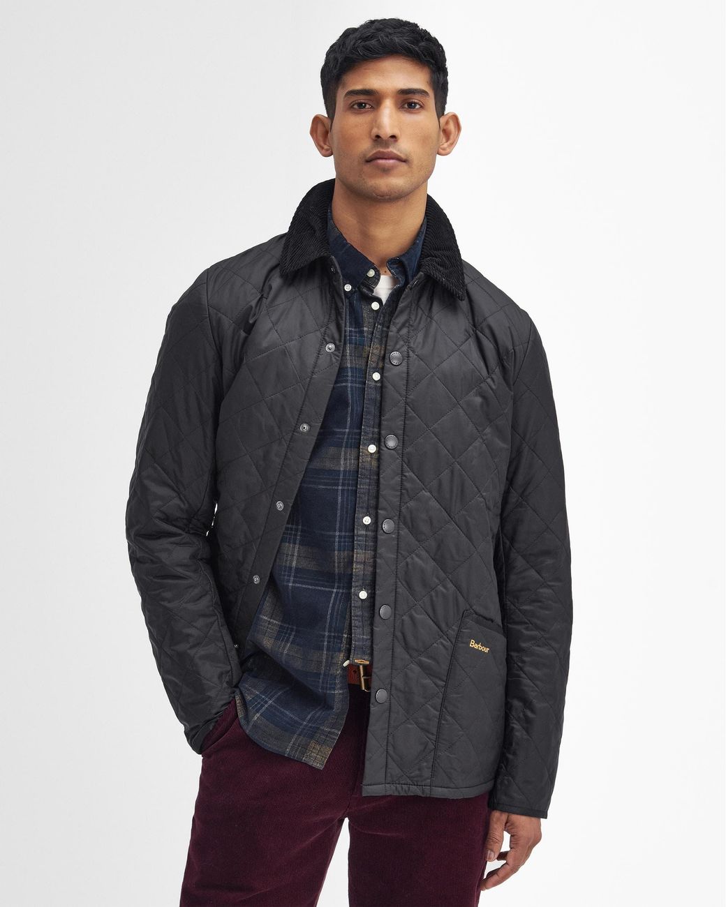 Barbour Blue Heritage Liddesdale Quilt Jacket for men