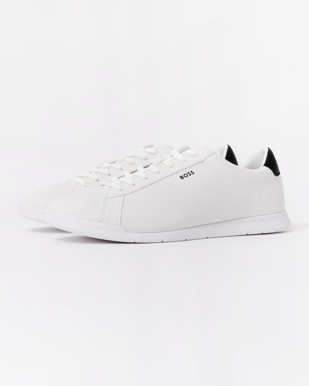 Boss White Nitan Lowp Pltd Trainers for men