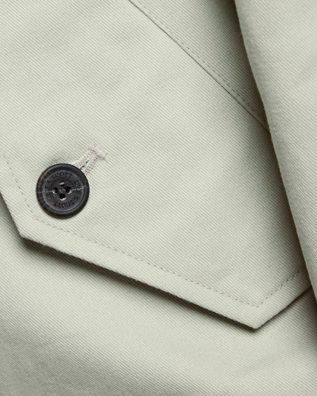 Lyle & Scott Gray Cotton Harrington Jacket for men