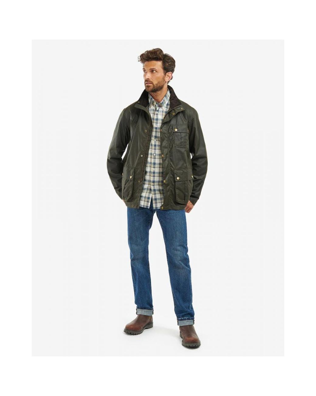 Barbour dalby waxed best sale cotton jacket