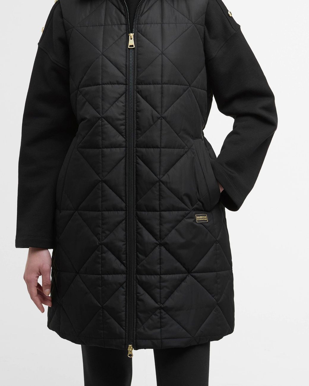 Barbour Black Reno Quilted Gilet