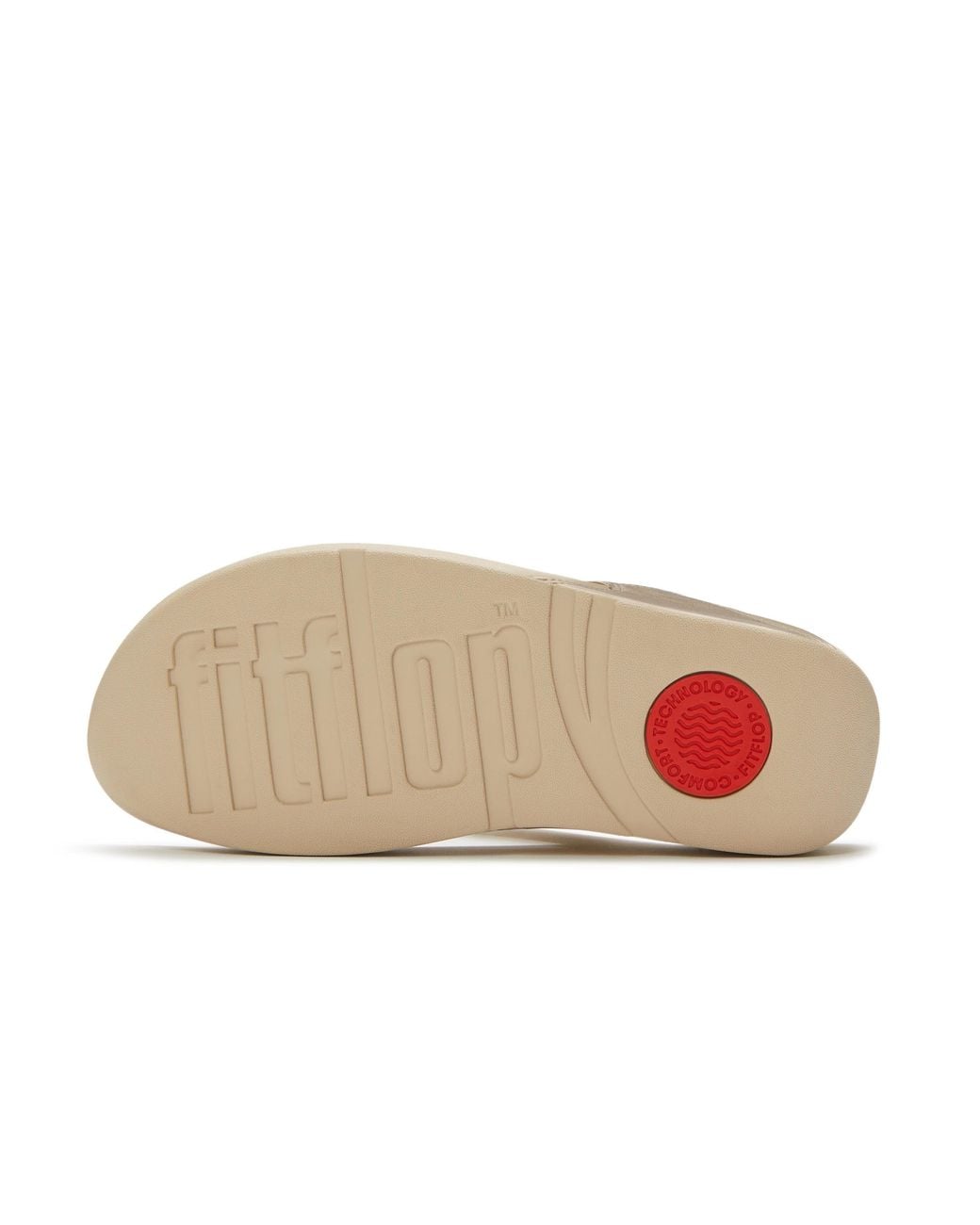 Fitflop White Lulu Ultra-Jewel Metallic Toe-Post Sandals