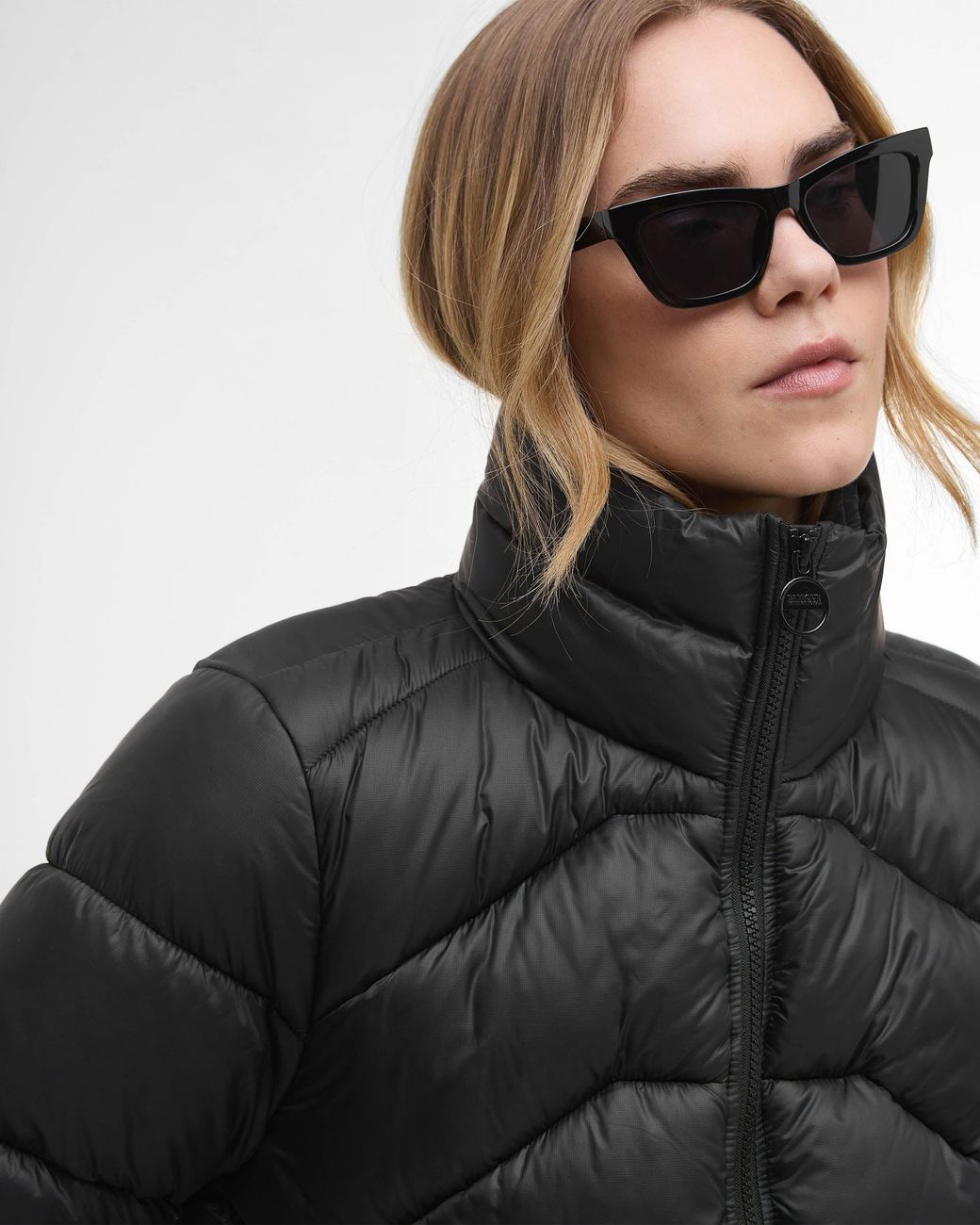 Barbour Black Cali Puffer Jacket