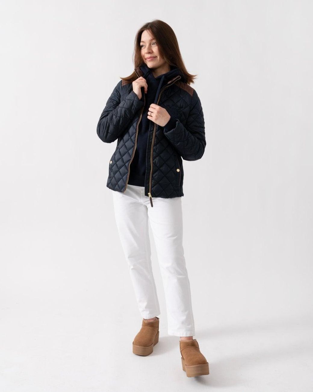 Joules Blue Braemar Luxe Quilted Jacket