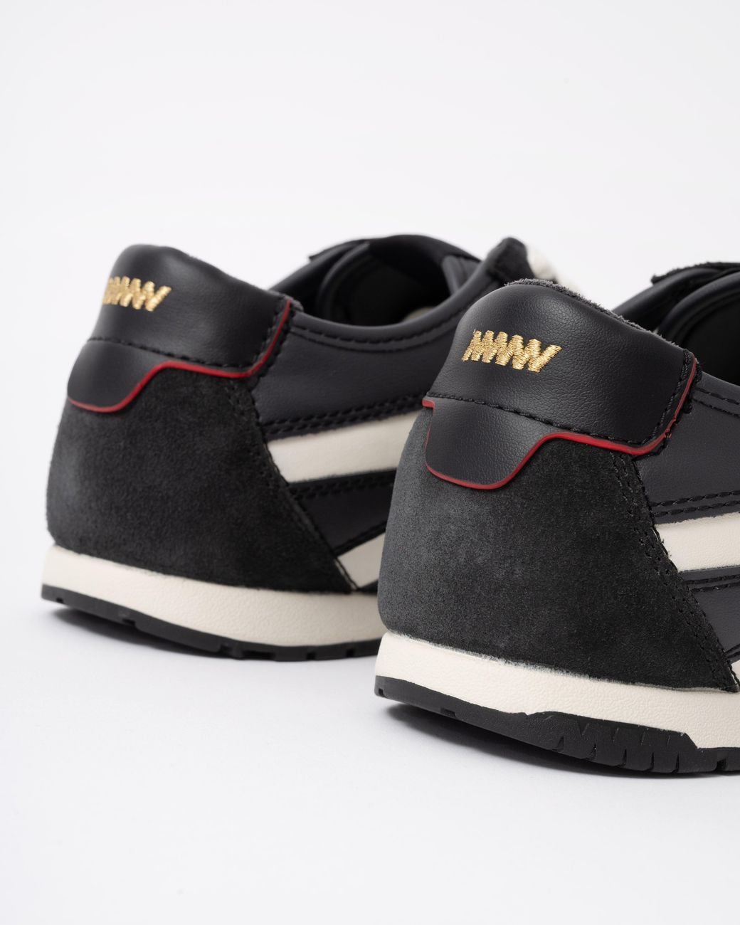 HUGO Black Lytton Suede-Panelled Trainers With A Retro Silhouette for men