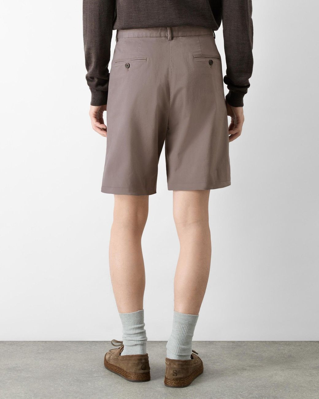 Oliver Sweeney Gray Sistelo Chino Shorts for men