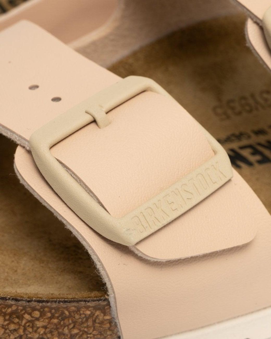 Birkenstock Natural Arizona Birko Flor Sandals , Size: Uk 7.5