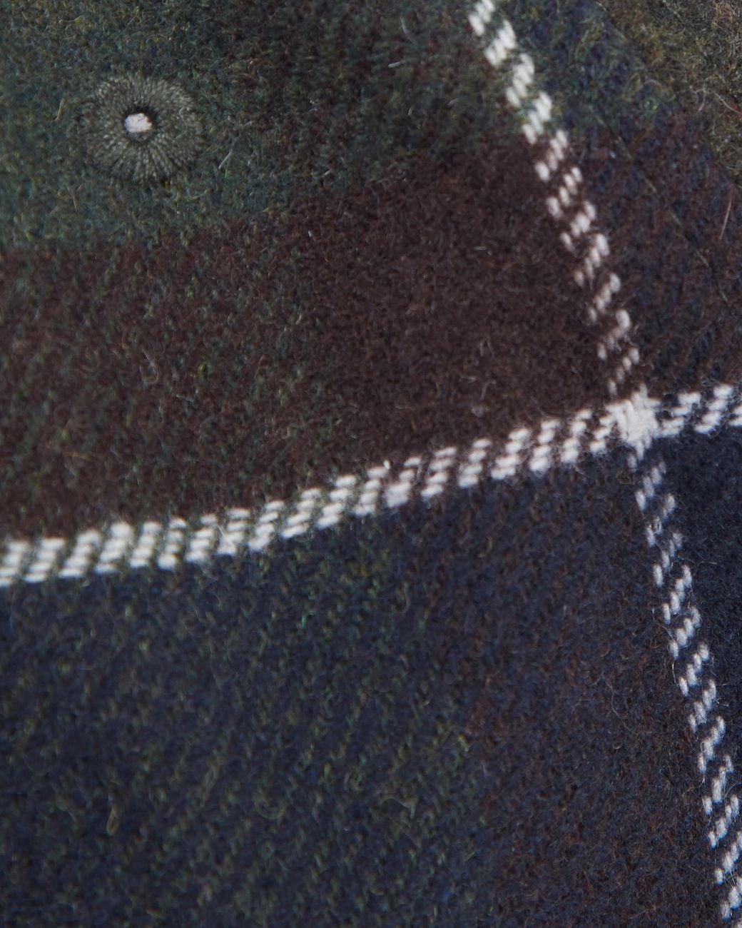Barbour Gray Galingale Tartan Cap for men