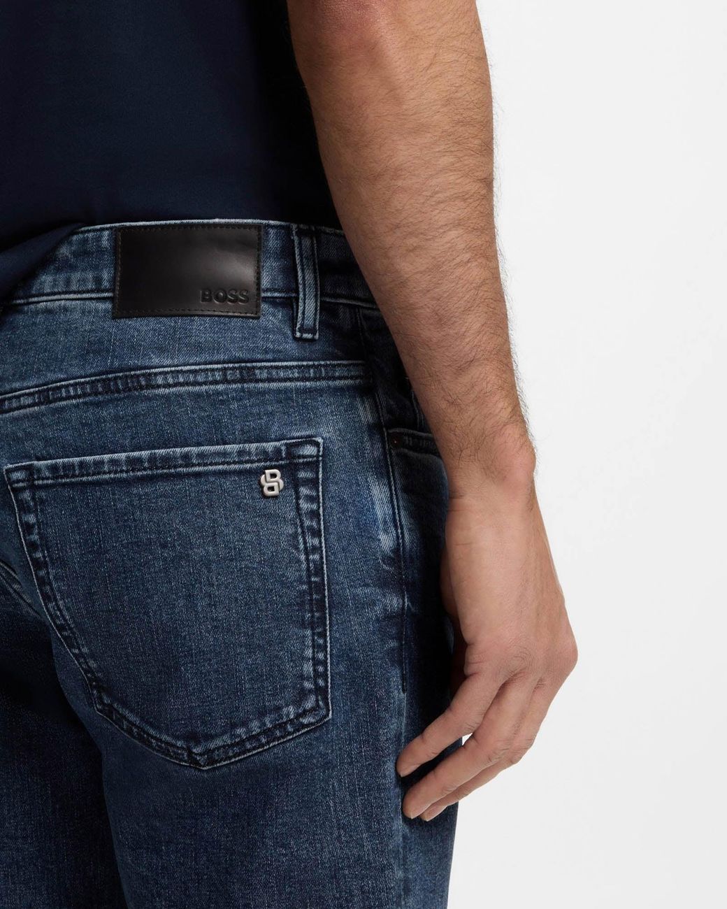 Boss Blue Maine Regular-Fit Jeans for men