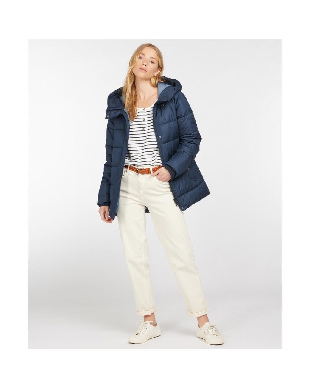 Barbour Tidepool Quilted Jacket in Blue | Lyst