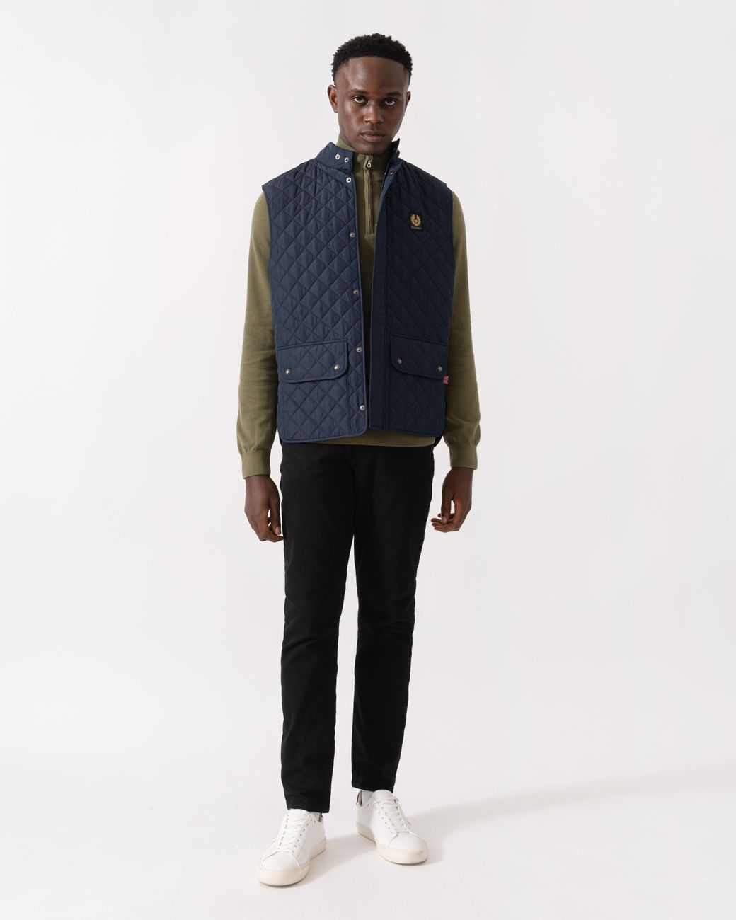 Belstaff Blue Icon Gilet for men