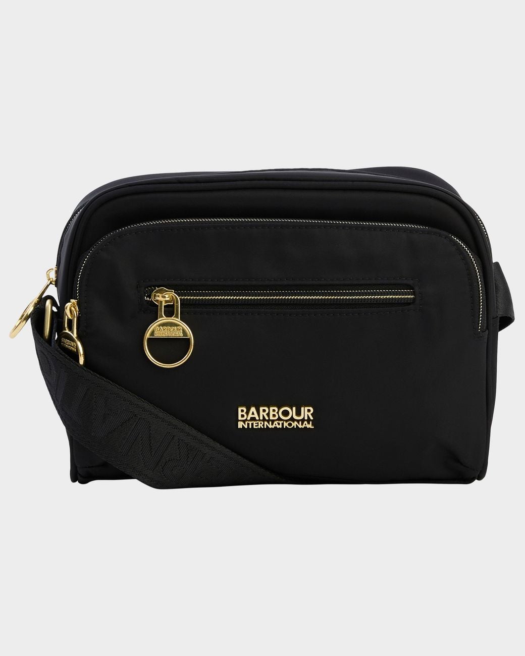 Barbour Black Qualify Slim Crossbody Bag
