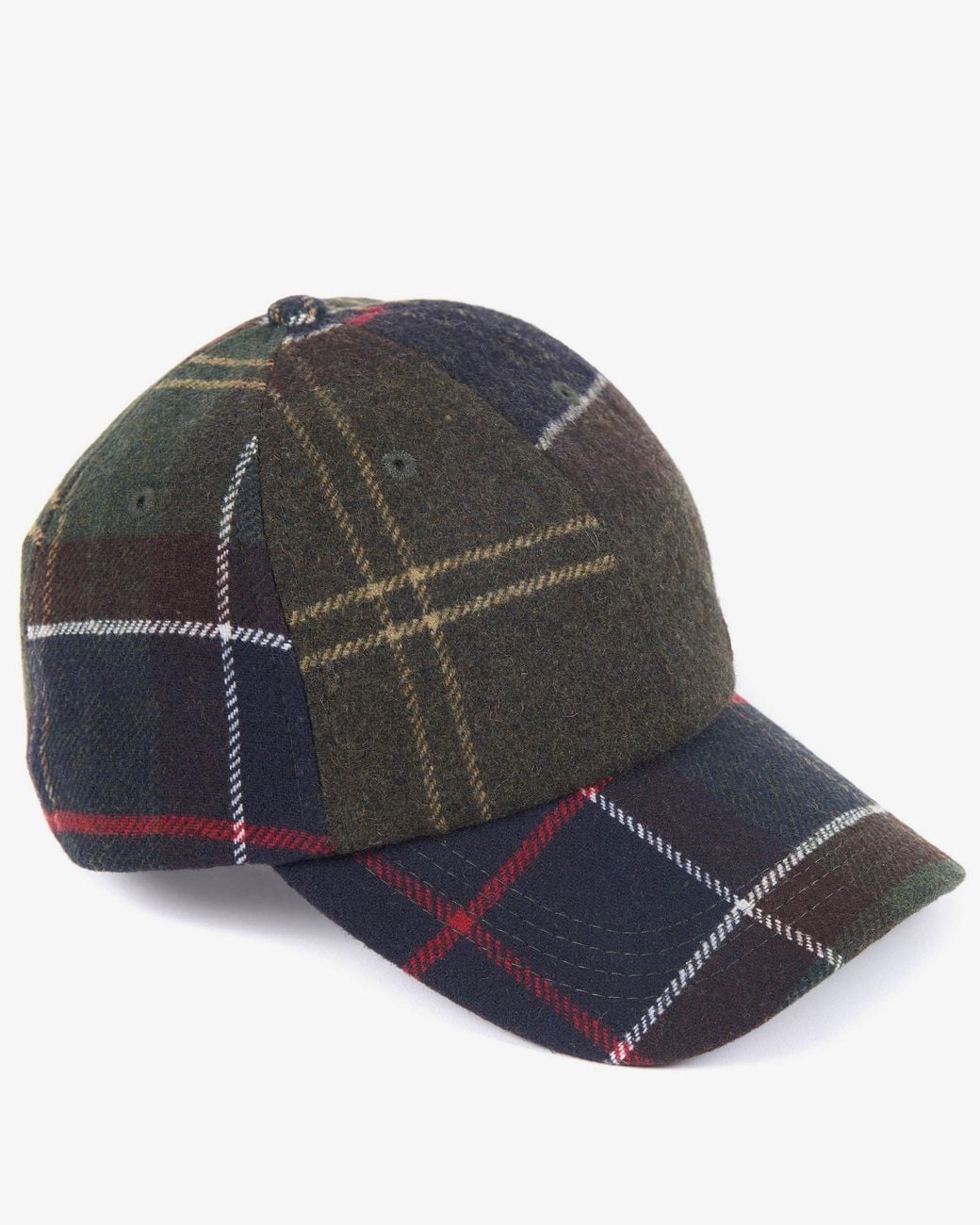 Barbour Gray Galingale Tartan Cap for men