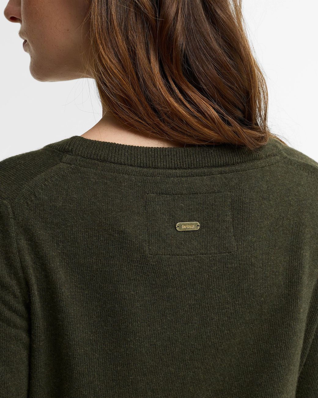Barbour Black Pendle Crew Knitted Jumper