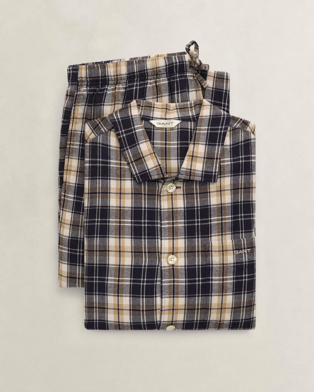 Gant Multicolor Checked Pyjama Set for men