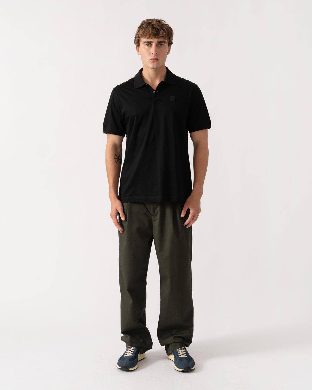 Belstaff Black Steel Polo Shirt for men