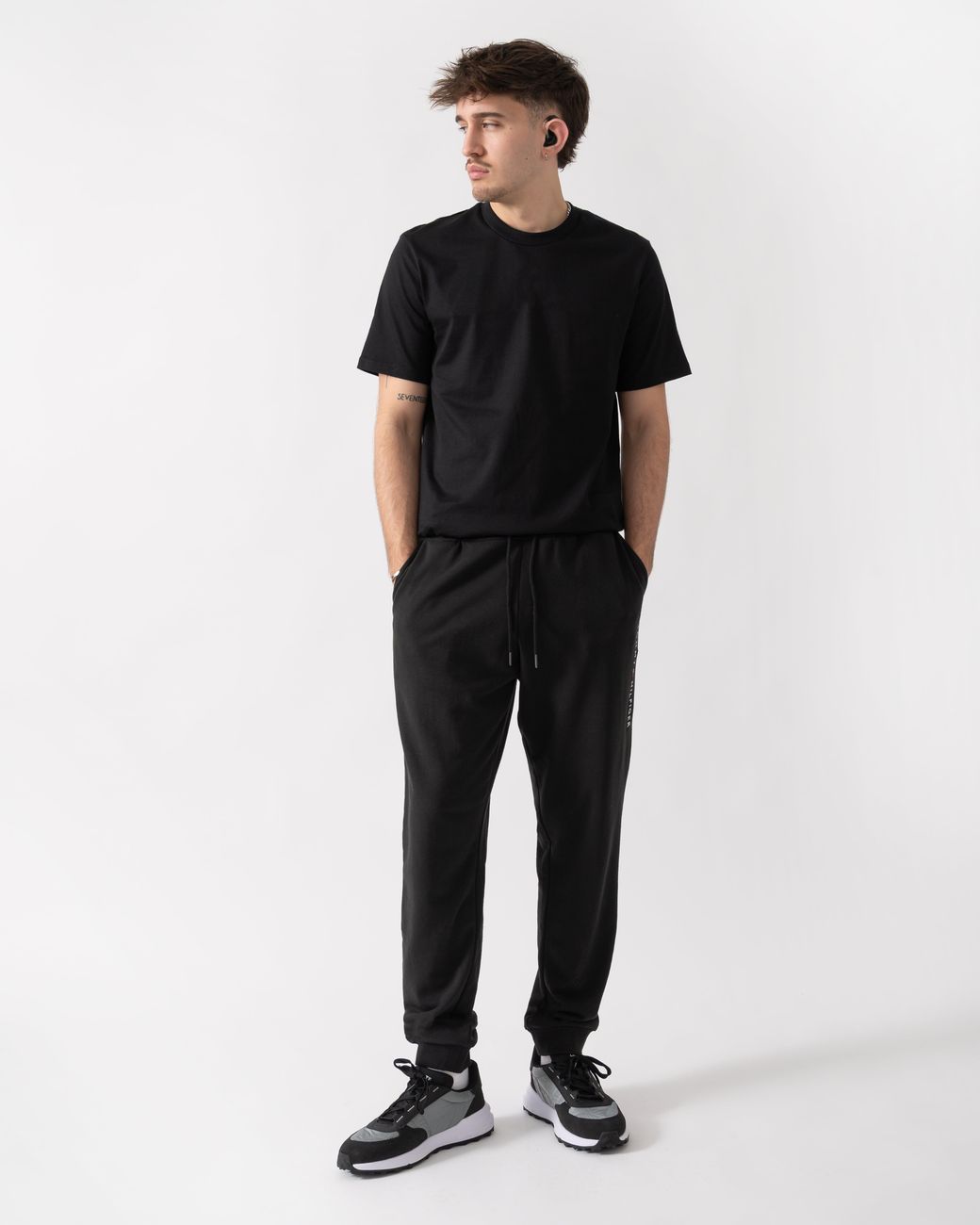 Tommy Hilfiger Black Track Joggers for men