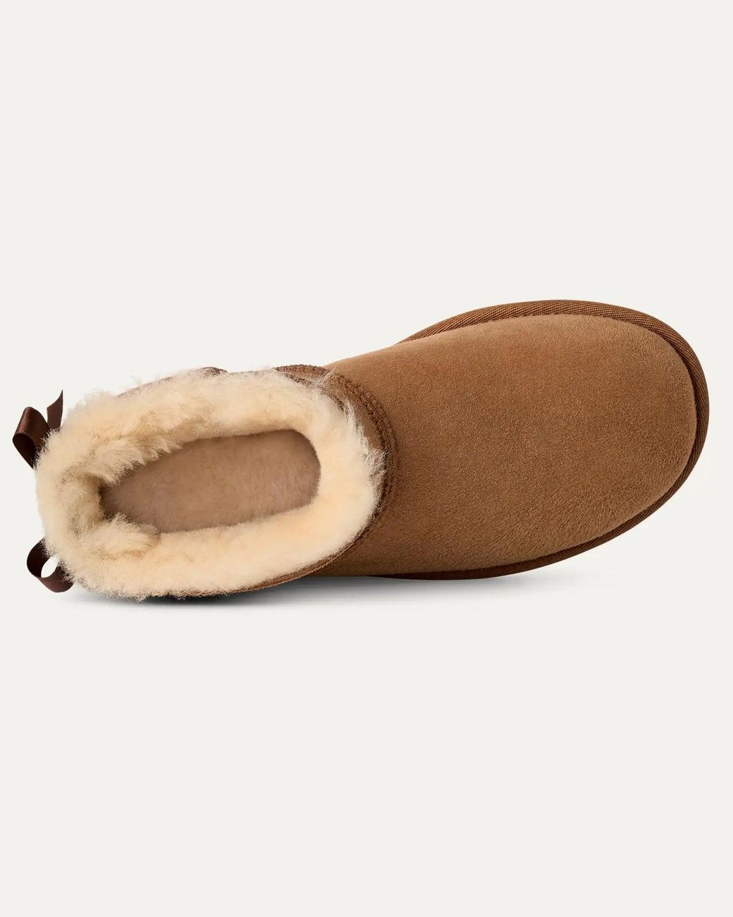 Ugg Brown Ultra Mini Bailey Bow Boots