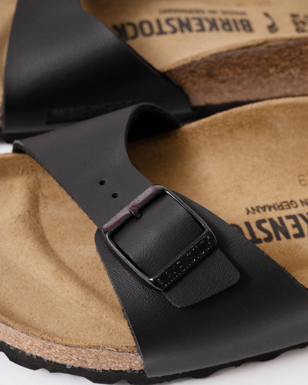 Birkenstock Black Madrid Birko-Flor Sandals