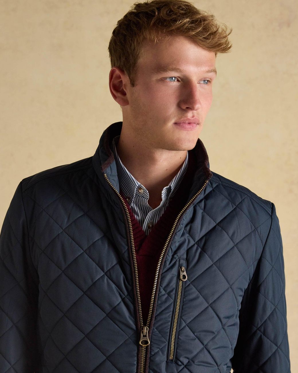 Joules Blue Maynard Quilted Jacket for men