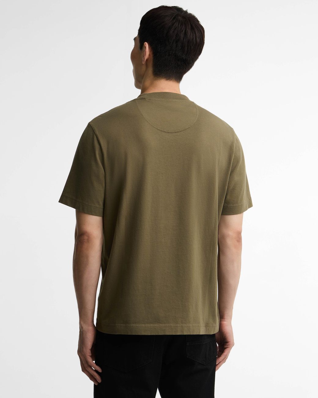 Barbour Green Steve Mcqueen Brandon Graphic T-Shirt for men