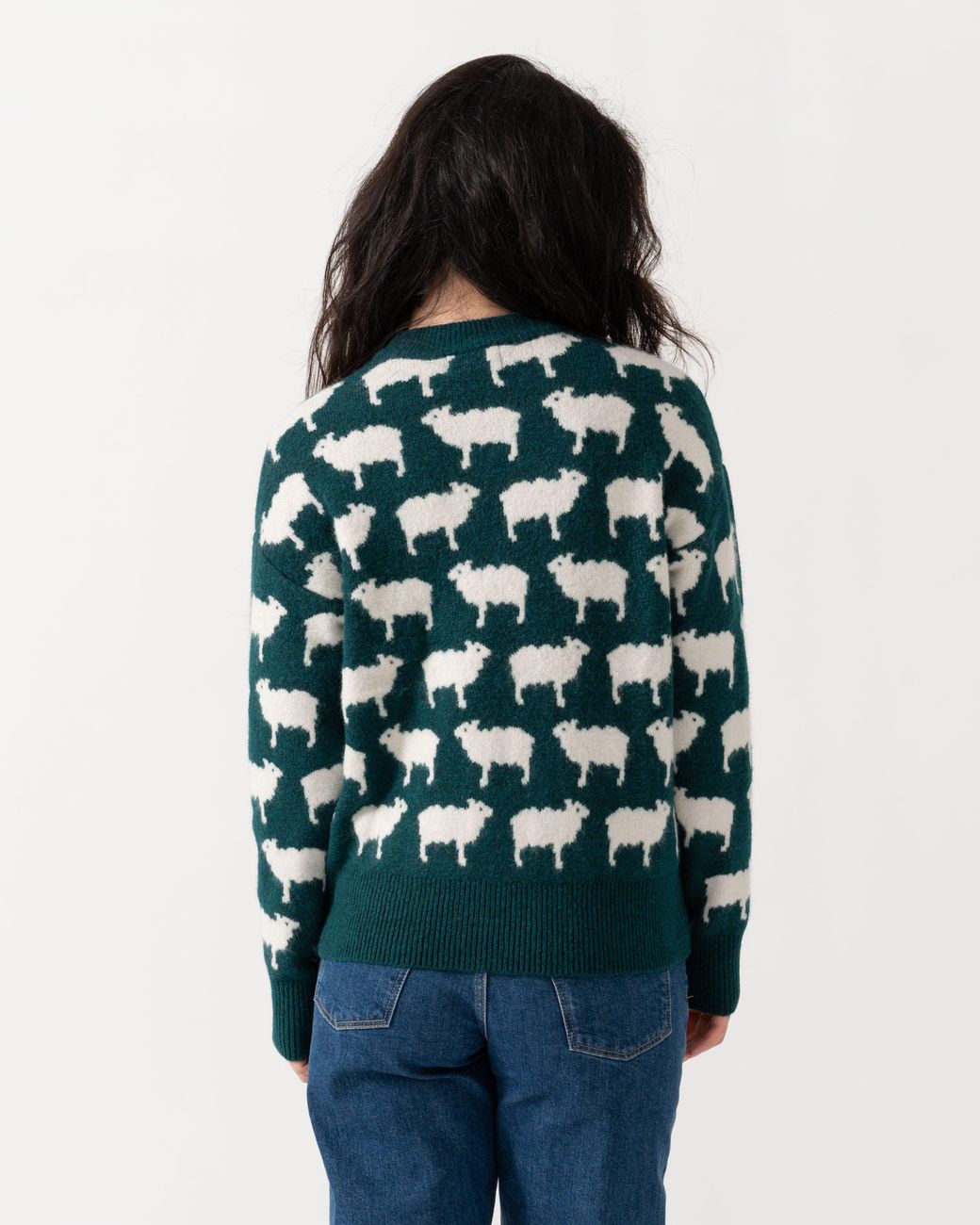 Joules Green Flock Knit Jumper