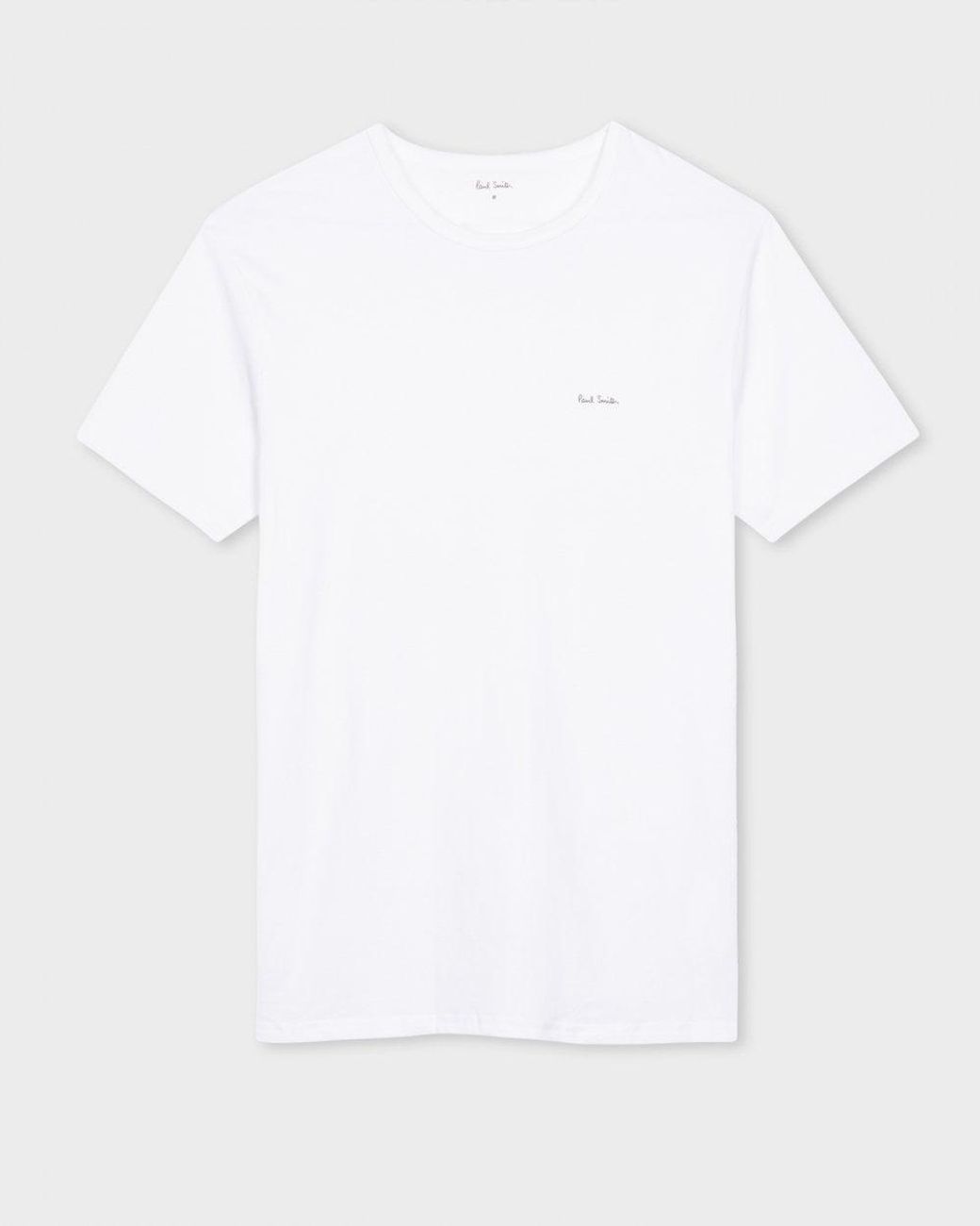 Paul Smith White 3 Pack Script Logo T-Shirts for men