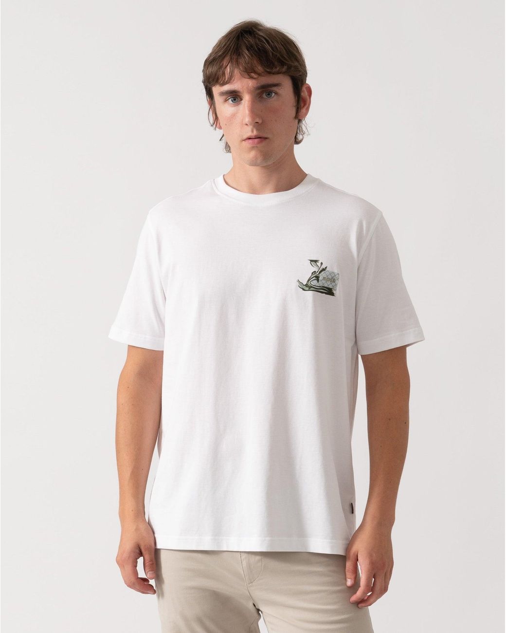 Boss White Te Blueprint T-Shirt for men