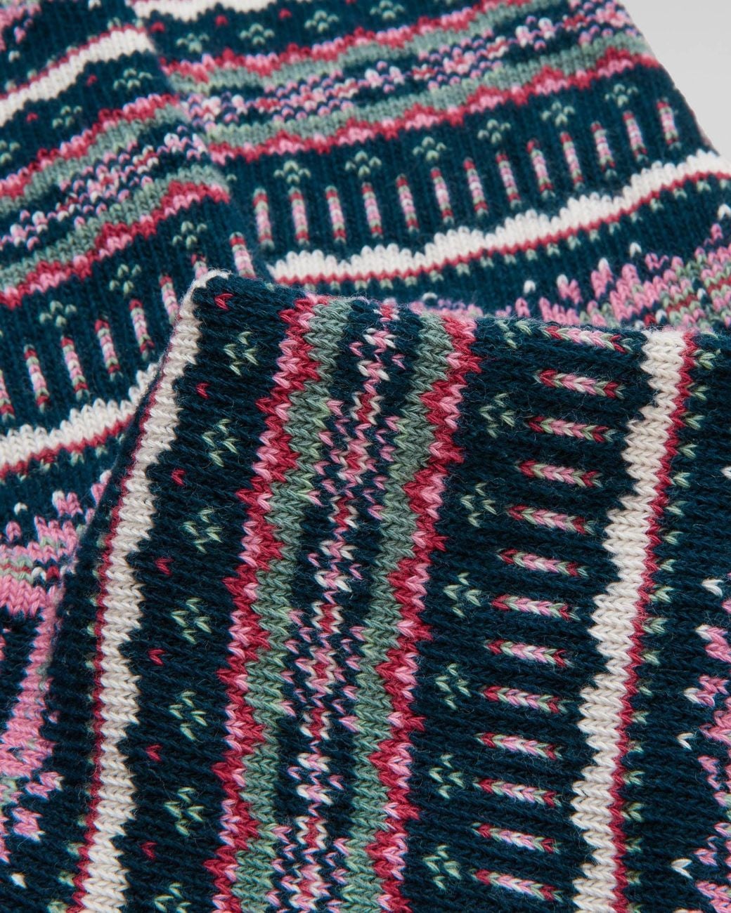 Joules Blue Lucille Fairisle Socks