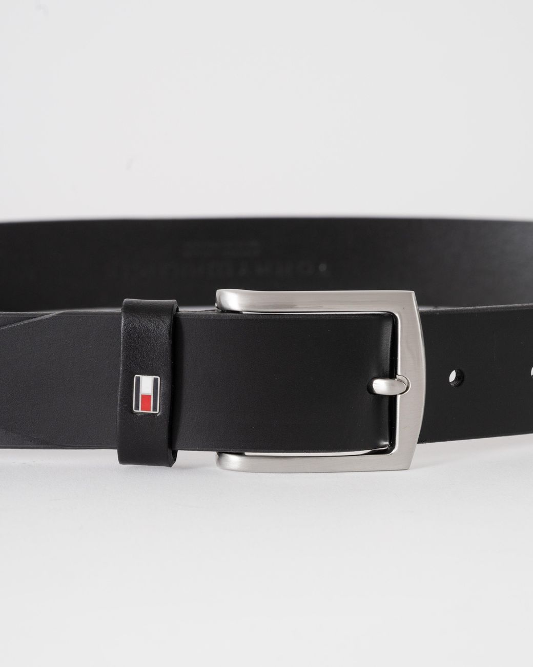 Tommy Hilfiger Black Denton Belt 3.5Cm for men