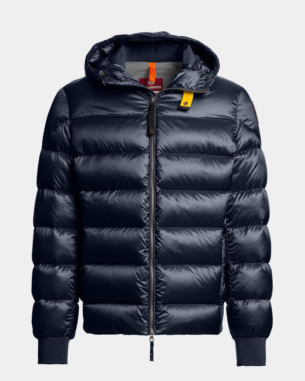 Parajumpers Blue Pharrell Hooded Down Bomber Jacket for men