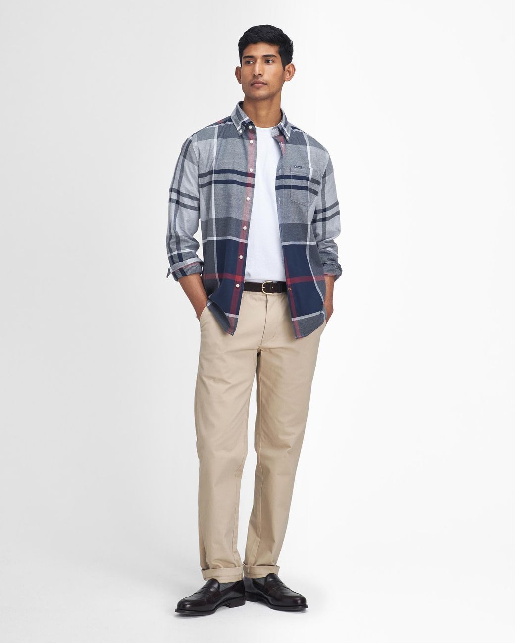 Barbour Blue Dunoon Tailored Shirt for men