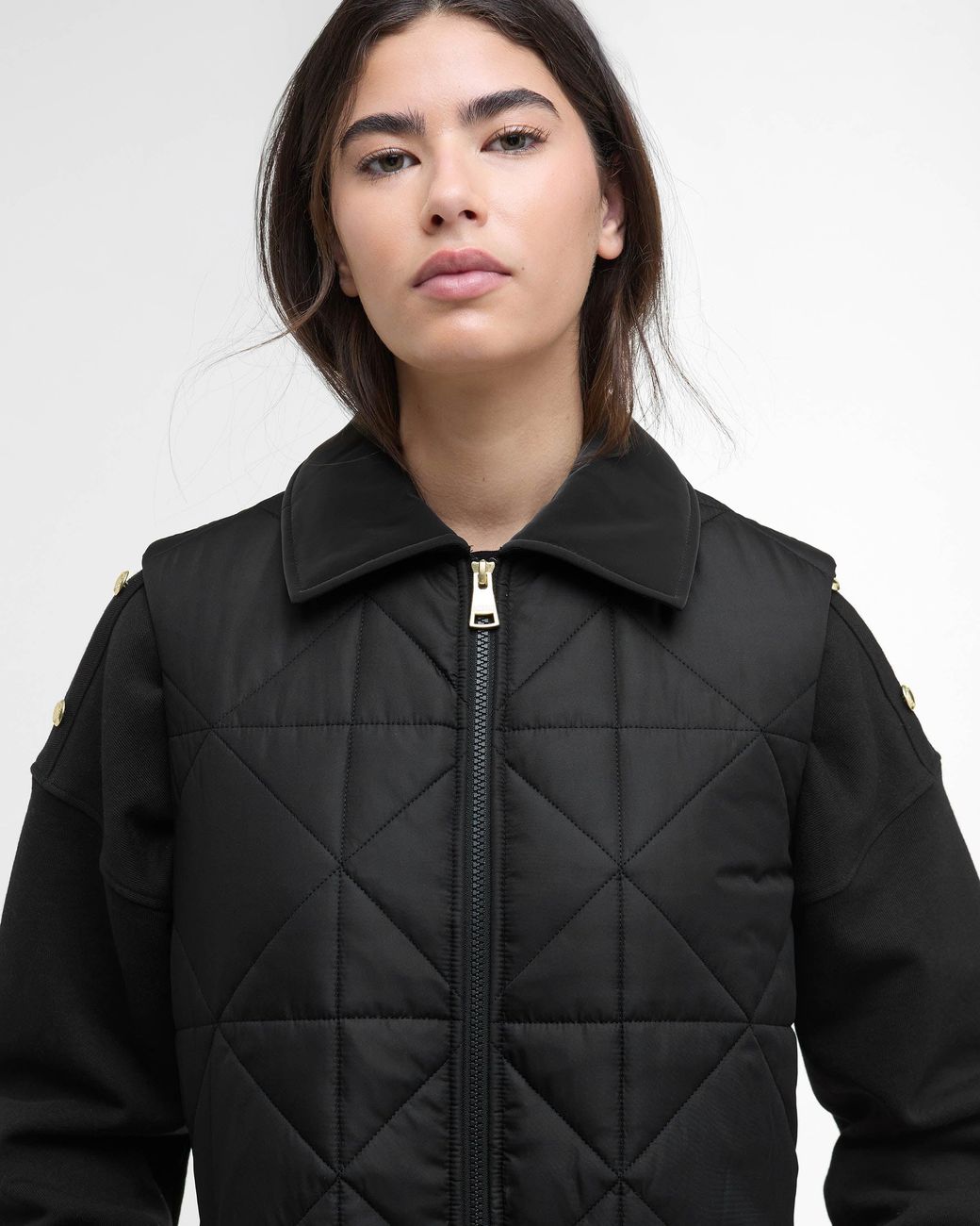 Barbour Black Reno Quilted Gilet