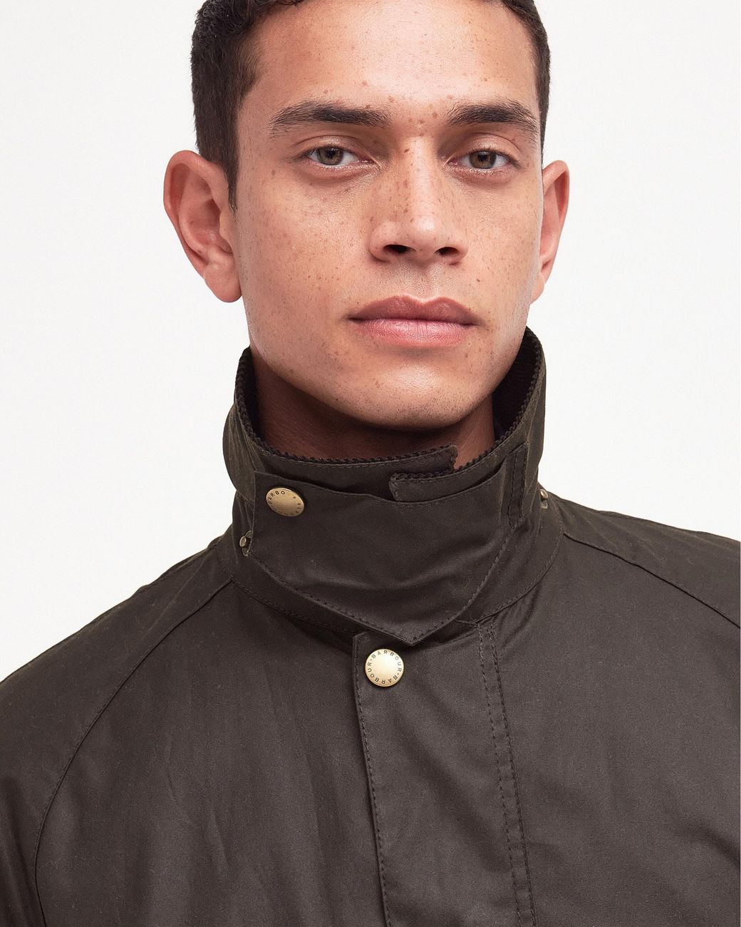Barbour Black Ashby Wax Jacket for men