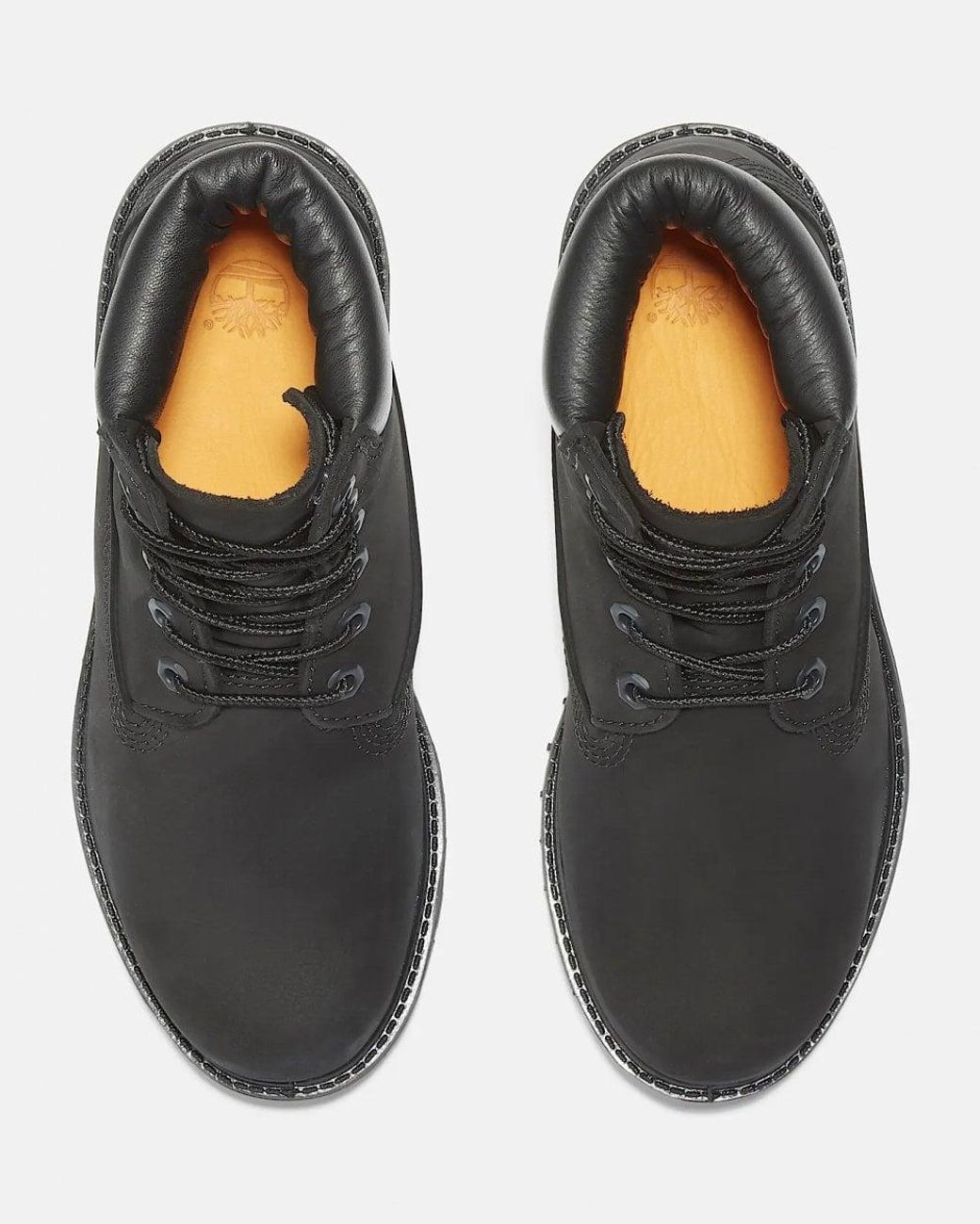 Timberland Black Premium 6 Inch Waterproof Boots
