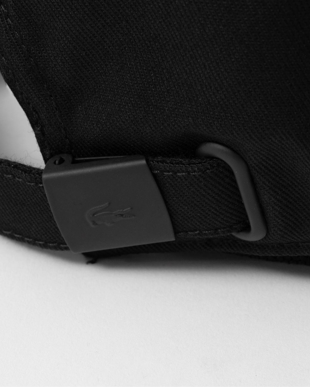 Lacoste Black Organic Cotton Twill Cap for men