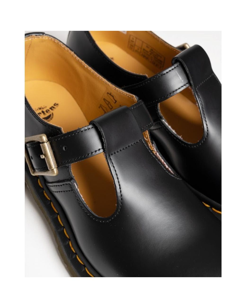 Dr. Martens Polley Smooth Mary Jane Shoes in Black | Lyst