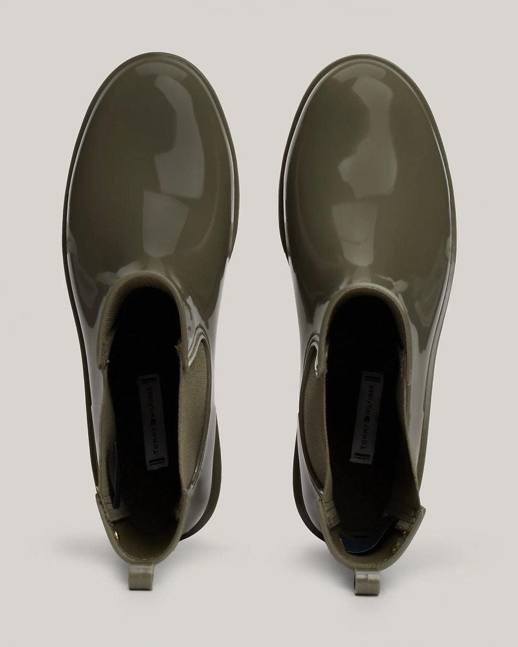Tommy Hilfiger Green Flag Chelsea Rainboots