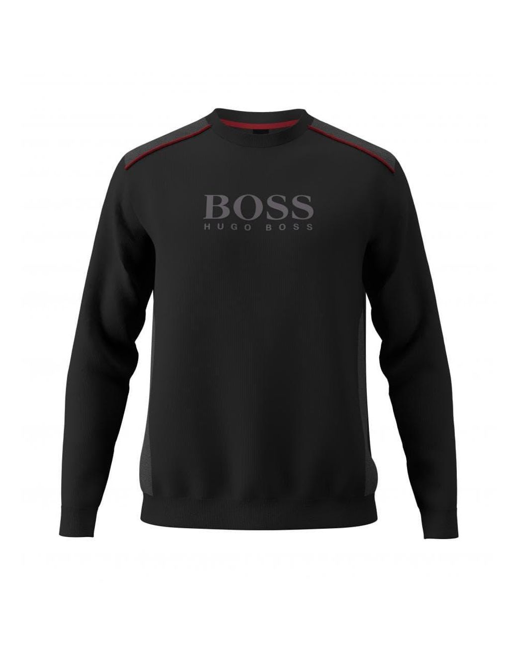 BOSS by HUGO BOSS Tracksuit Sweatshirt 10166548 in Black for Men - Lyst
