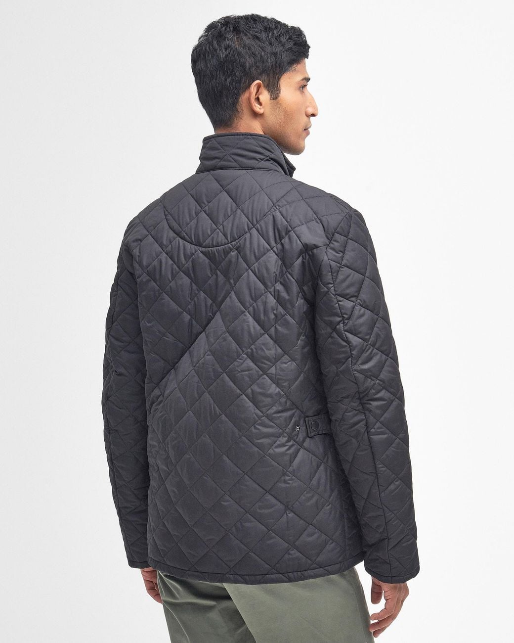 Barbour Gray Chelsea Sportsquilt Jacket for men