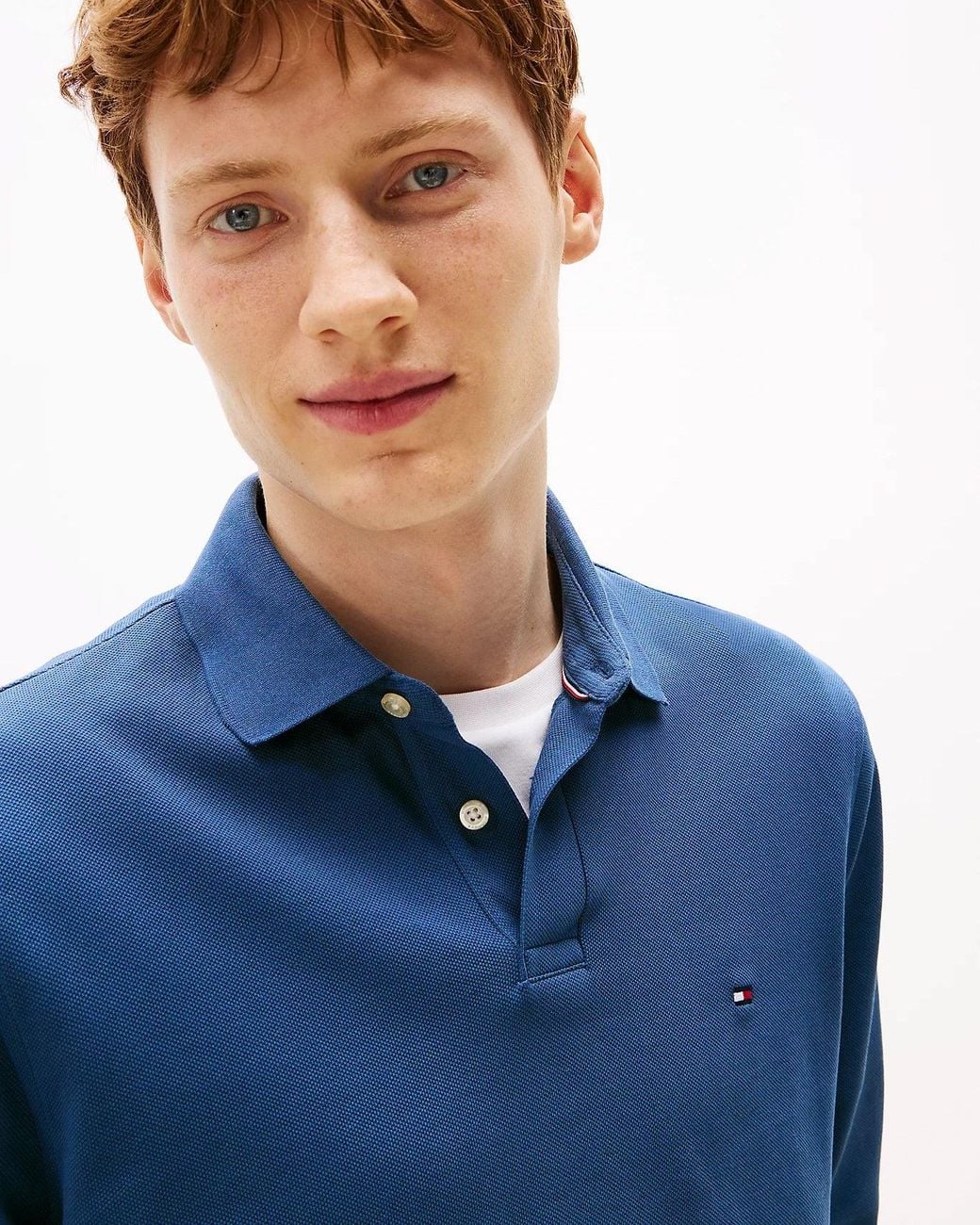 Tommy Hilfiger Blue 1985 Regular Long Sleeve Polo Shirt for men