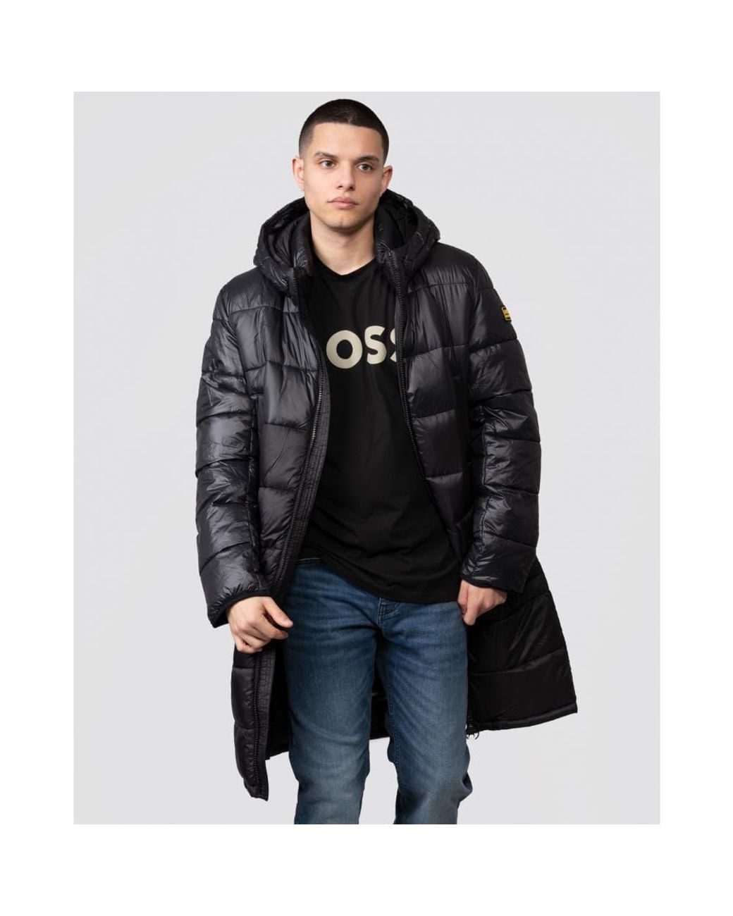 Barbour Balfour Quilted Parka in Black for Men | Lyst Canada