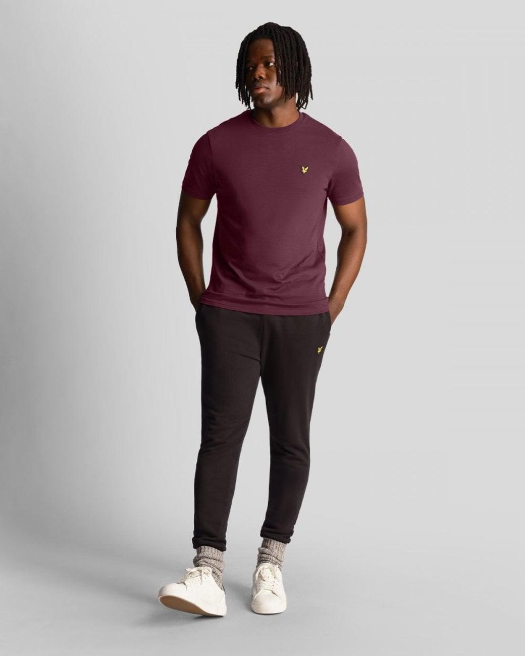 Lyle & Scott Purple Lyle & Scott Plain T-Shirt for men