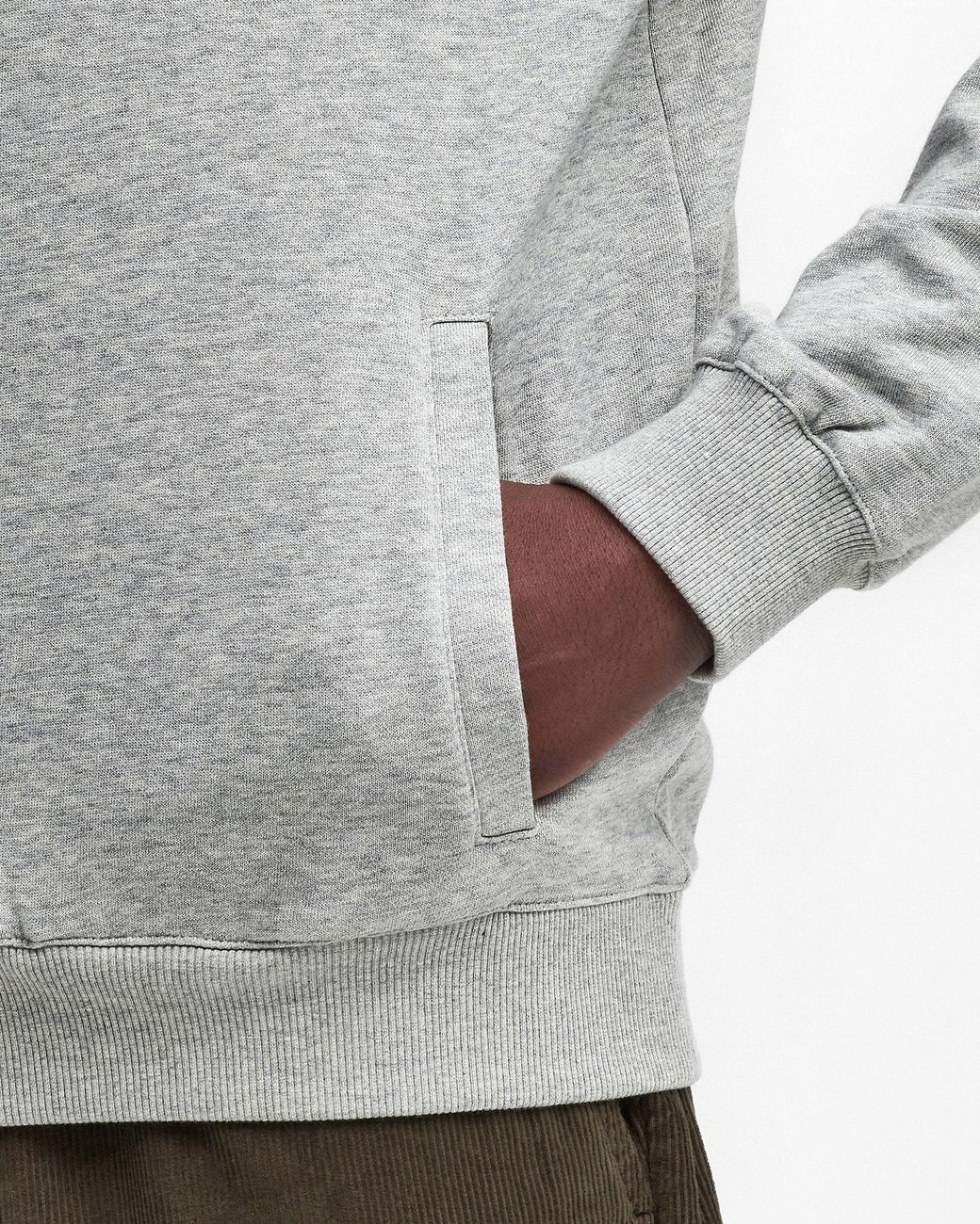 Barbour Gray Beckhill Half Zip Sweatshirt Size: L for men