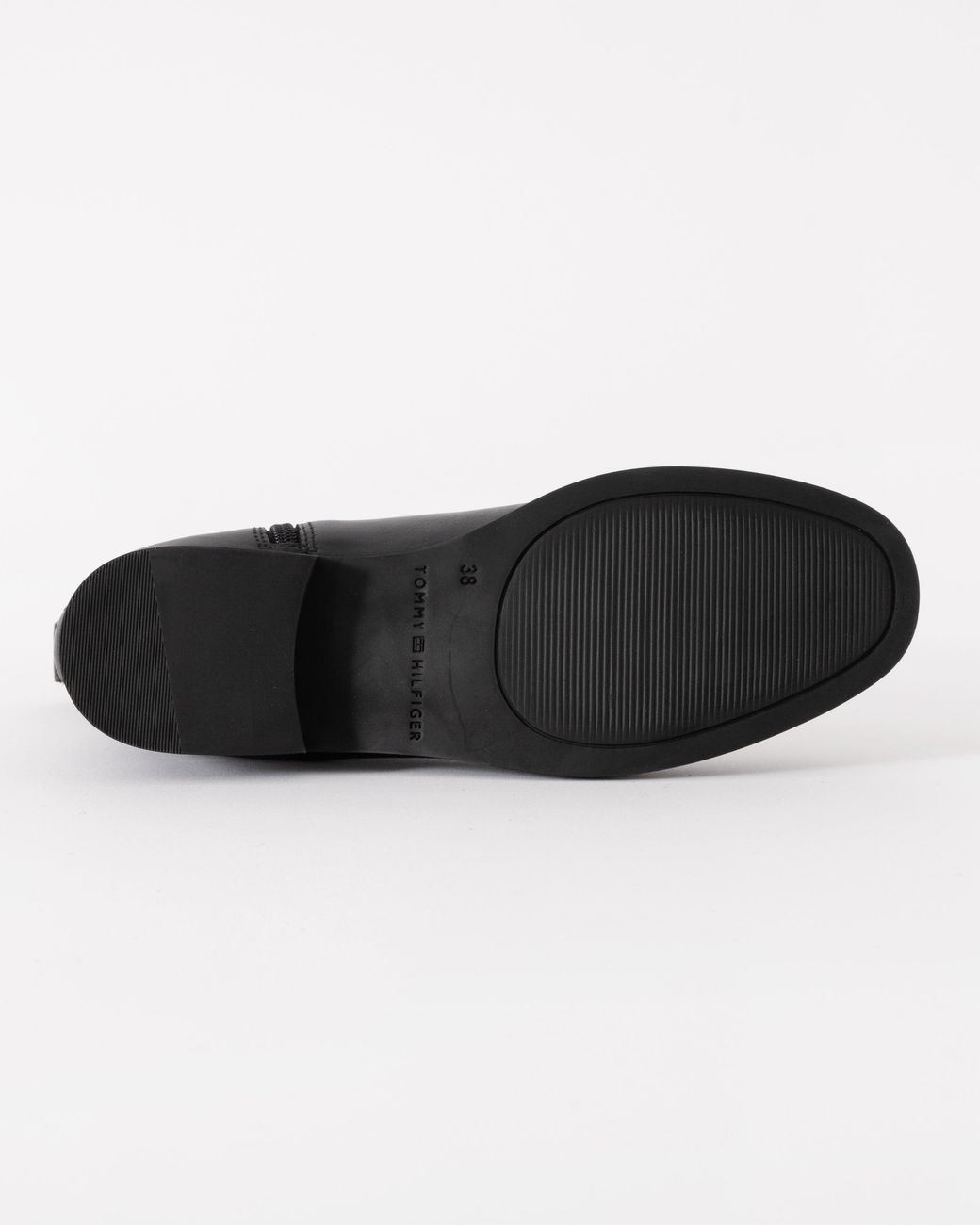 Tommy Hilfiger Black Th Buckle Riding Leather Booties