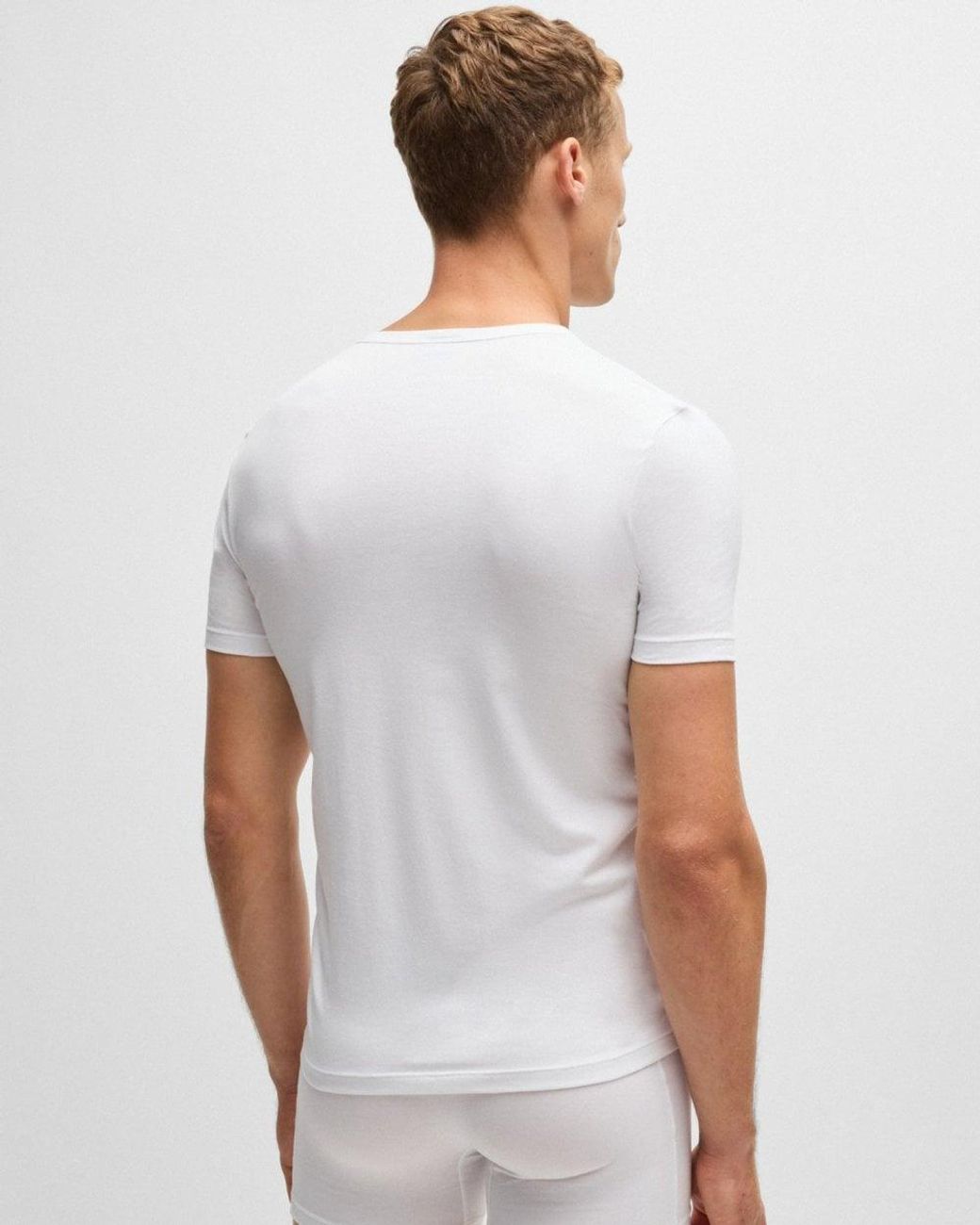 Boss White Rn Modern 2-Pack T-Shirts Nos for men