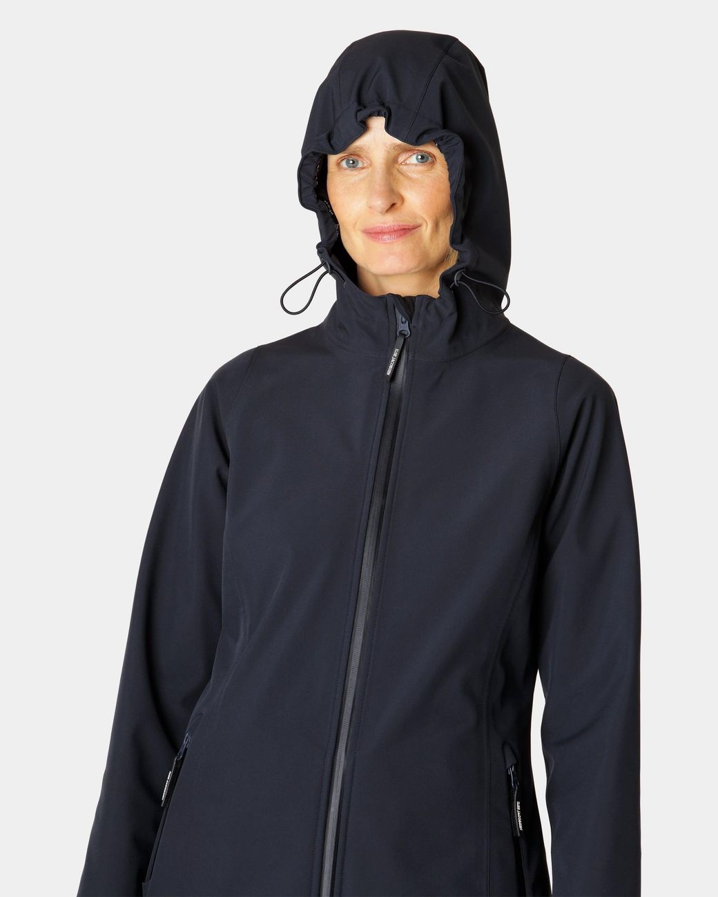 Ilse Jacobsen Blue Daybreak Softshell Raincoat