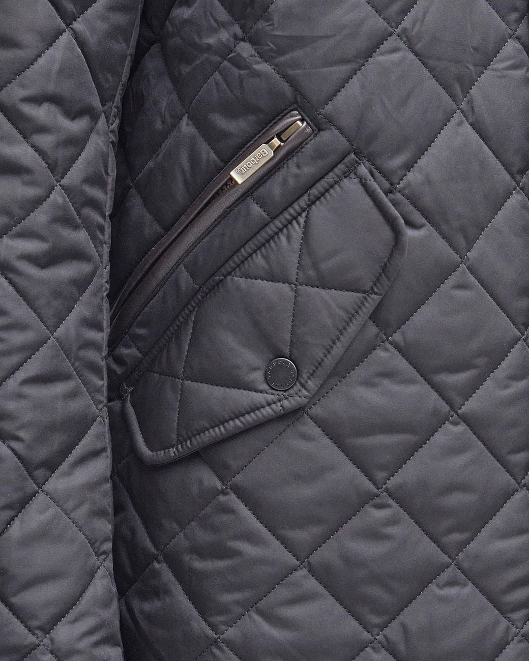 Barbour Gray Chelsea Sportsquilt Jacket for men