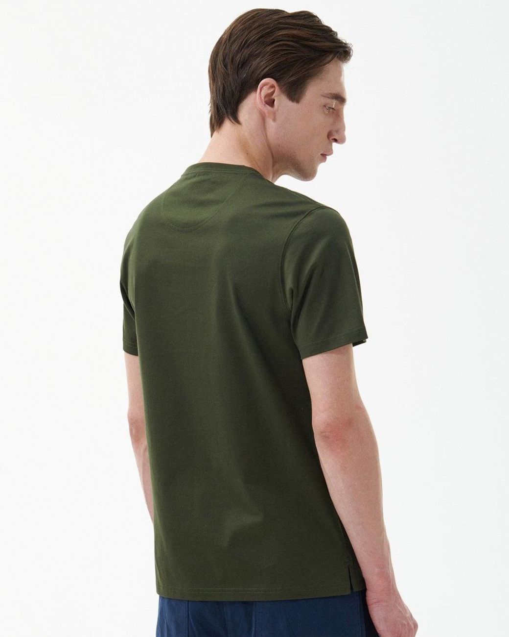 Barbour Green Durness Pocket T-Shirt Size: M for men